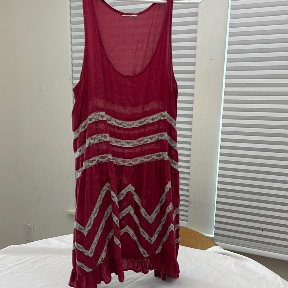 Free People Red Mini Dress - Picture 4 of 4